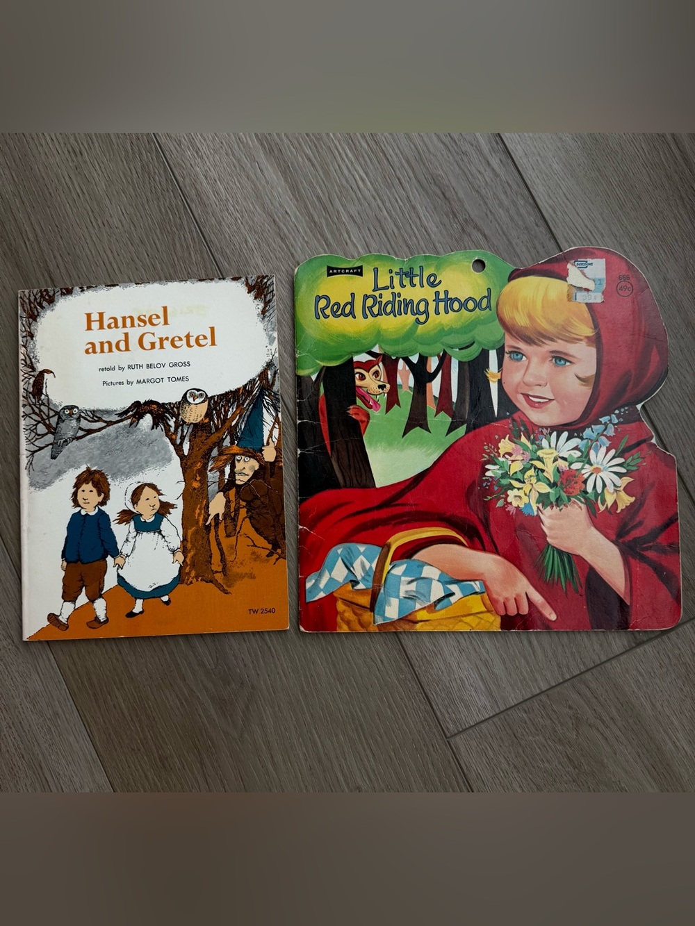 Two Vintage Children’s Books - Hansel and Gretel and Little Red Riding Hood